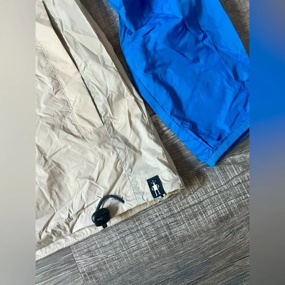 NWT! Smartwool Merino Sport Ultra Light Anorak Neptune Blue Small Rain Repellent